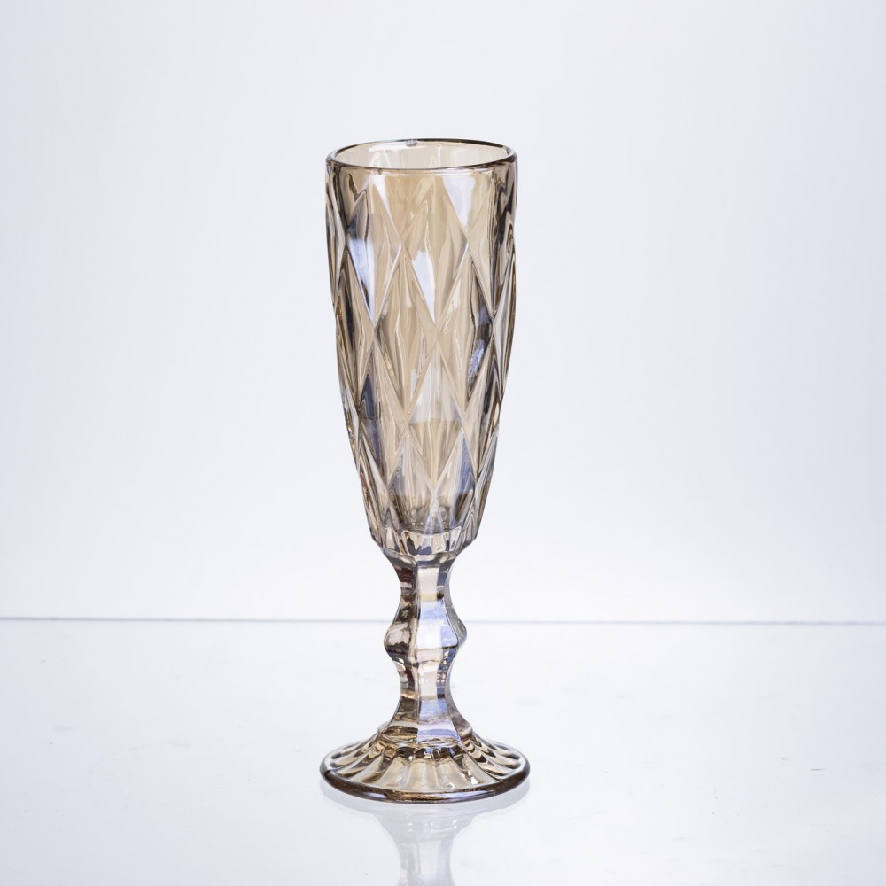 Набор бокалов для шампанского Citrine 6 штук по 180 мл HP-19-280 прозрачный бокал для напитков игристых вин легких коктейлей