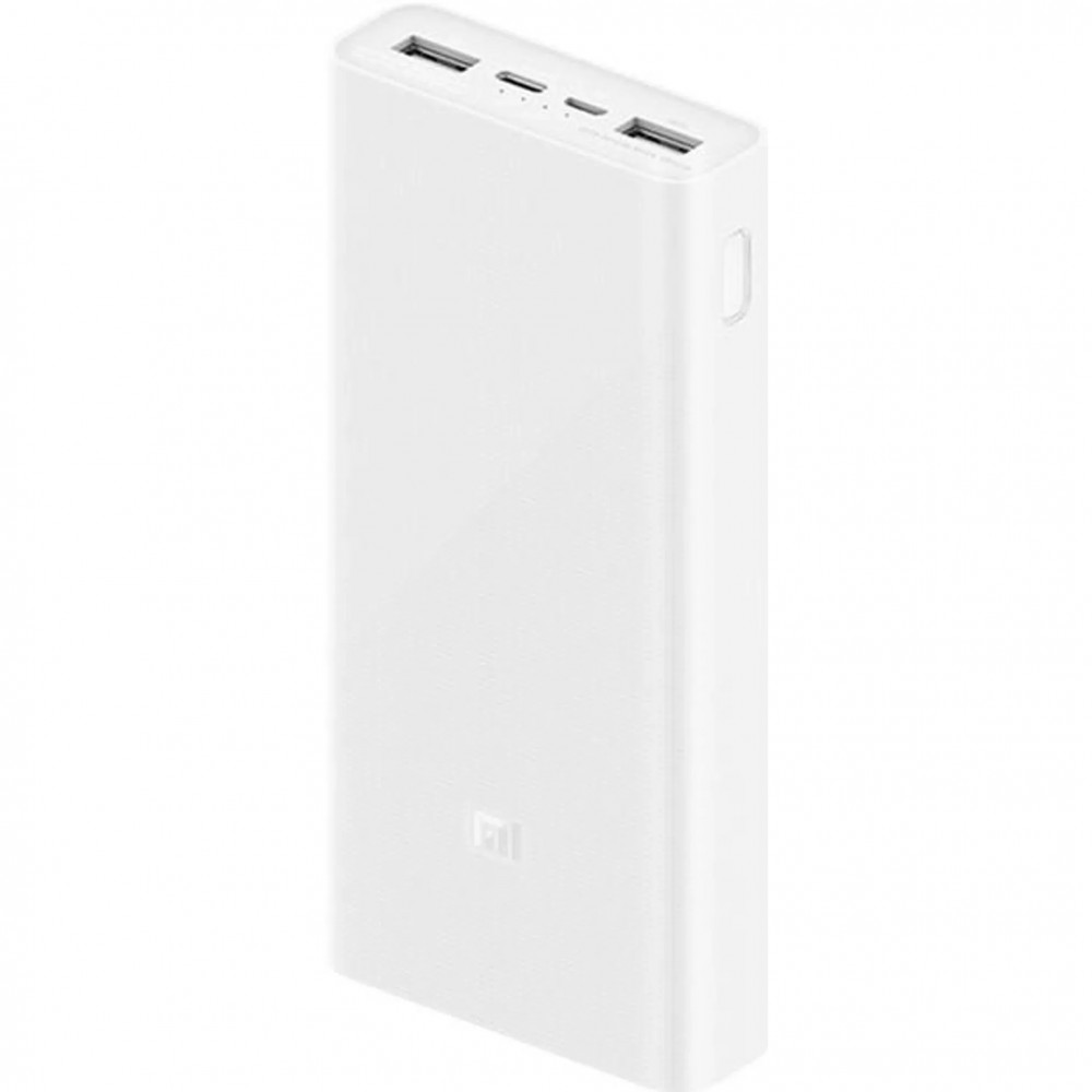 Зовнішній акумулятор (Power Bank) Xiaomi Mi Power Bank 3 20000mAh Fast Charge 18W, білий