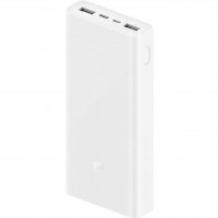Внешний аккумулятор (Power Bank) Xiaomi Mi Power Bank 3 20000mAh Fast Charge 18W, белый 