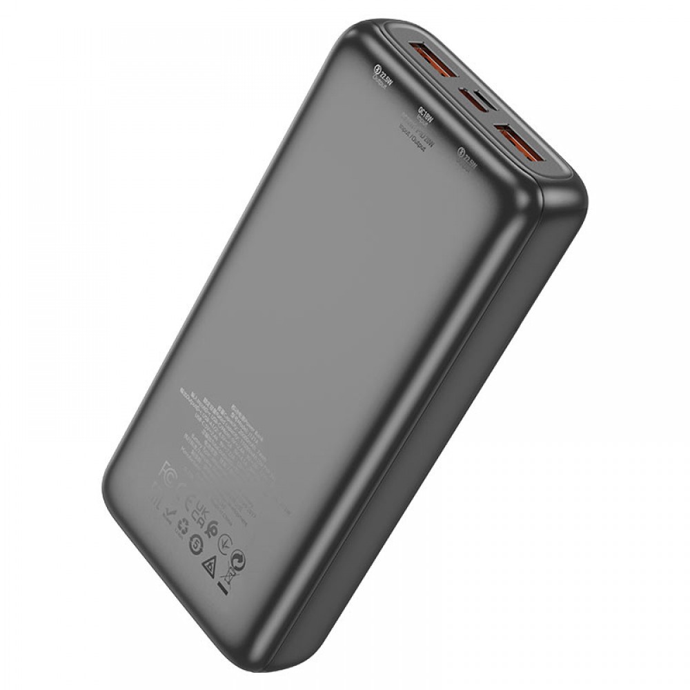 Зовнішній акумулятор (Power Bank) Hoco J121A 20000 mAh із швидкою зарядкою 22.5W+PD20W Black