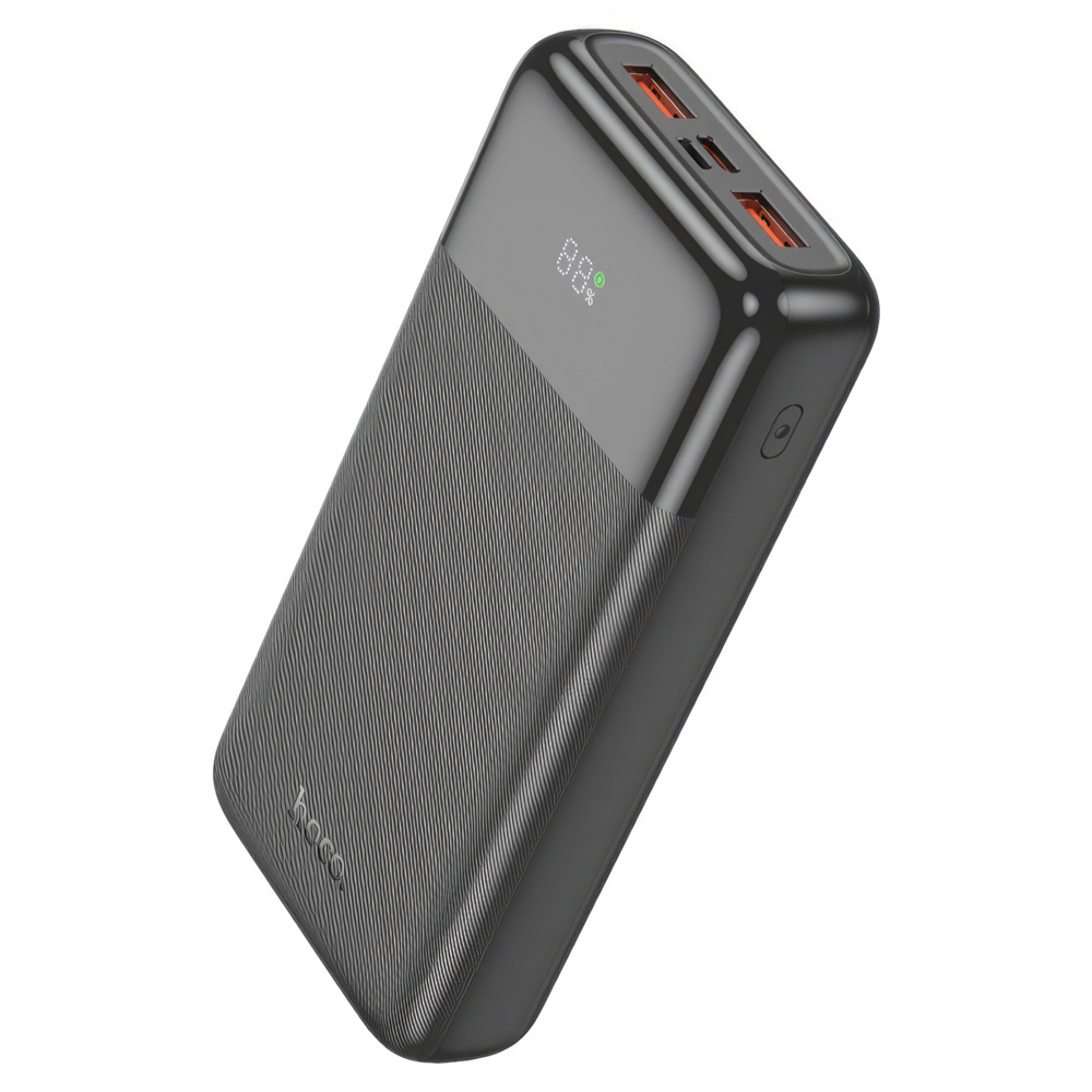 Зовнішній акумулятор (Power Bank) Hoco J121A 20000 mAh із швидкою зарядкою 22.5W+PD20W Black