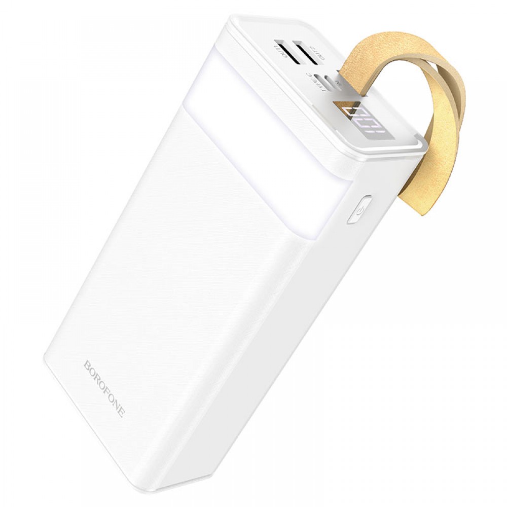 Зовнішній акумулятор (Power Bank) BOROFONE BJ18A 30000mAh, білий