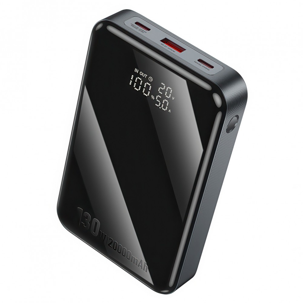 Зовнішній акумулятор (Power Bank) Hoco Q30A Fast charge 130W 20000 mAh Зовнішній акумулятор (Power Bank) Hoco Q30A Fast charge 130W 20000 mAh